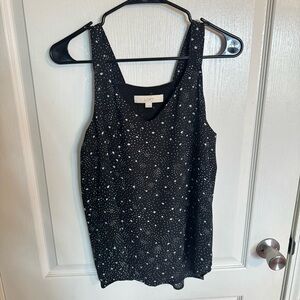 LOFT Black Starry Women's Top